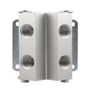 STAFFA + RIPARTITORE 1/2-1/2-4